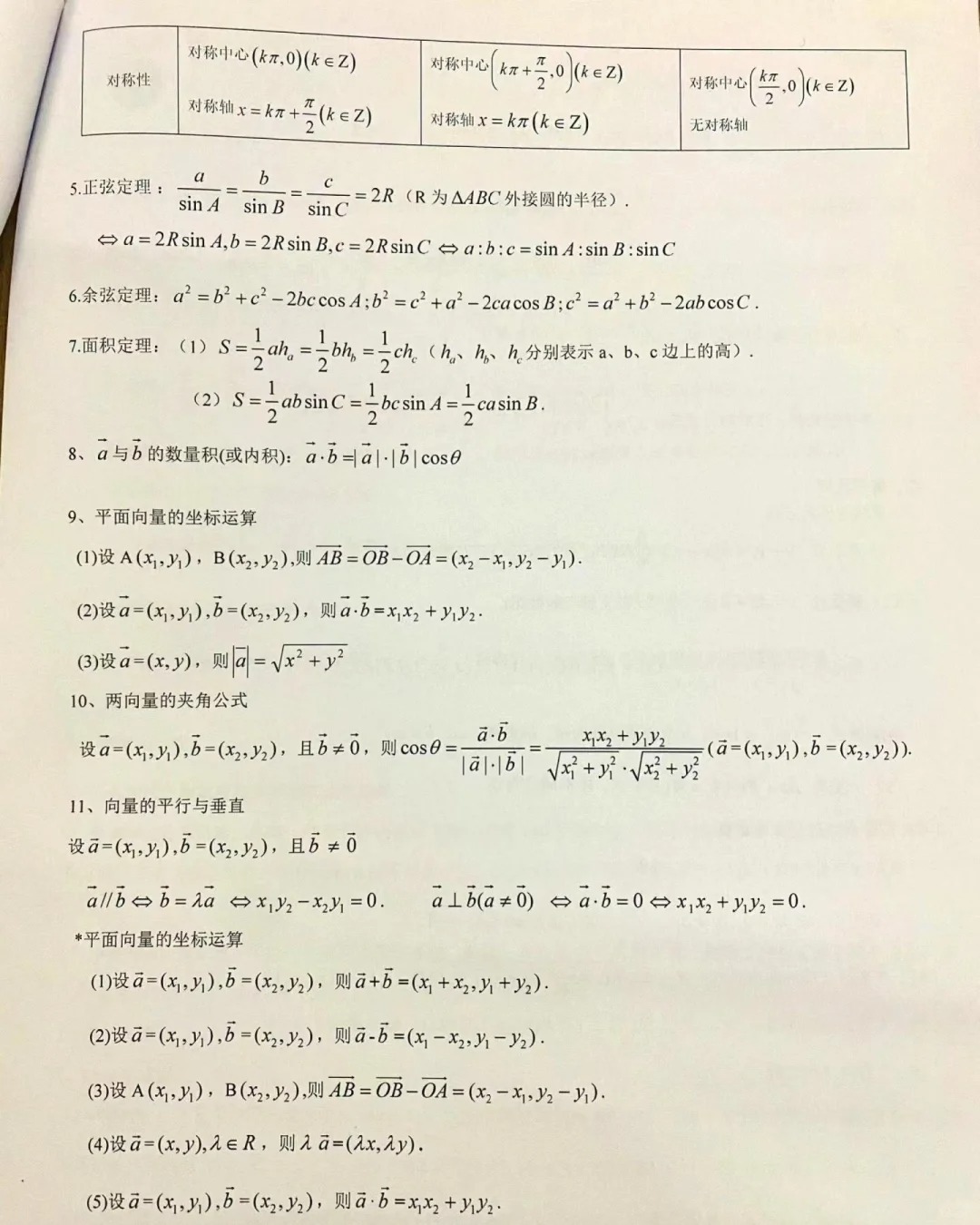 安徽高职分类招生考试数学复习