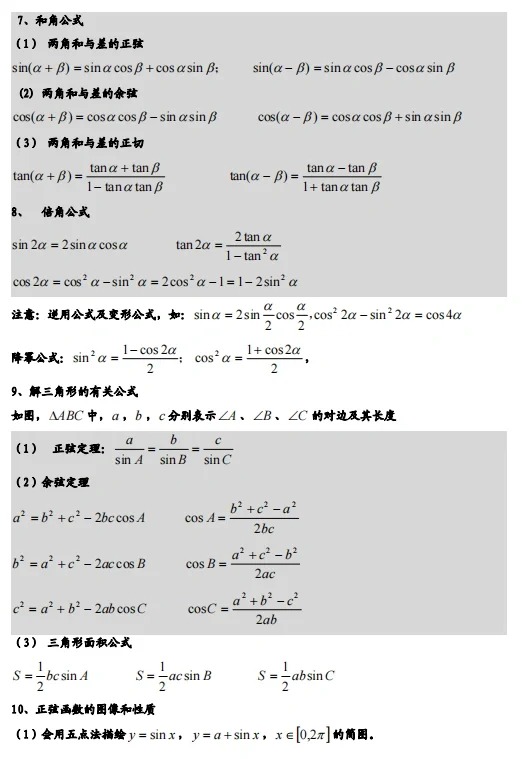安徽高职分类招生考试数学重点